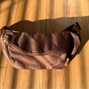 NEW (never used) CANVELLE Side Buckle Belt Bag Fanny pack (Brown)